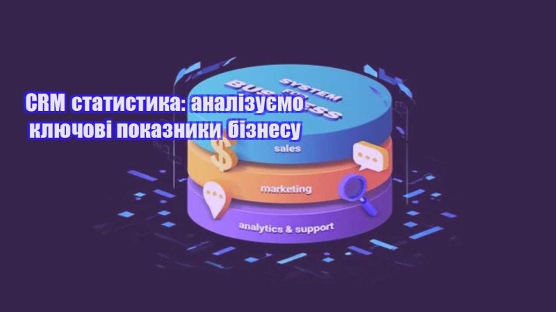 crm statystyka analizuyemo klyuchovi pokaznyky biznesu