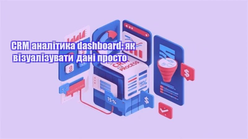 crm analityka dashboard yak vizualizuvaty dani prosto